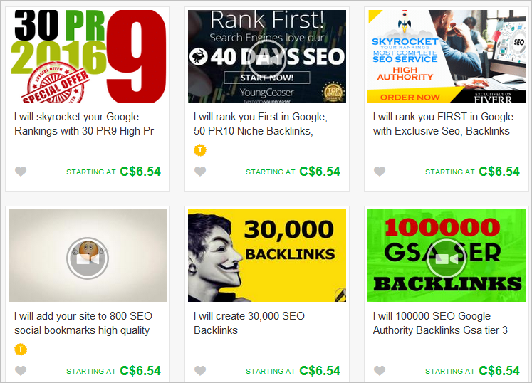 fiverr cheap backlinks