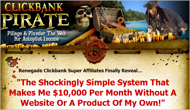 clickbank pirate sales page