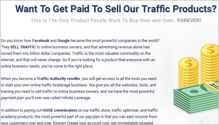 traffic affiliate program